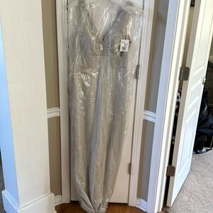 Silver sparkle dress